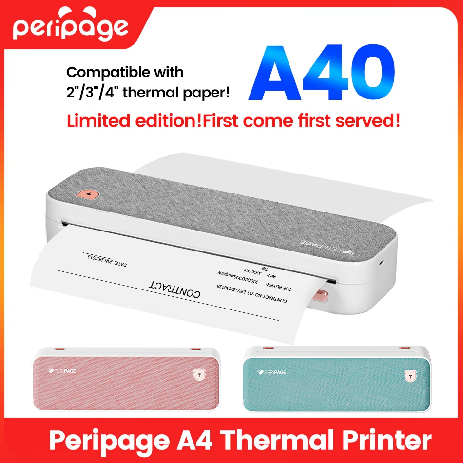 Commercial Book Printing Machines - Peripage A4 draagbare printer Transferpapier Tattoo