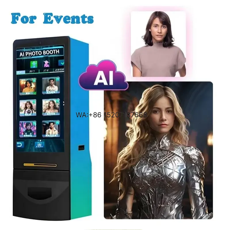 Photo Printer - Wmwmnu AI Fotohokje Kunstgenerator met Digitale