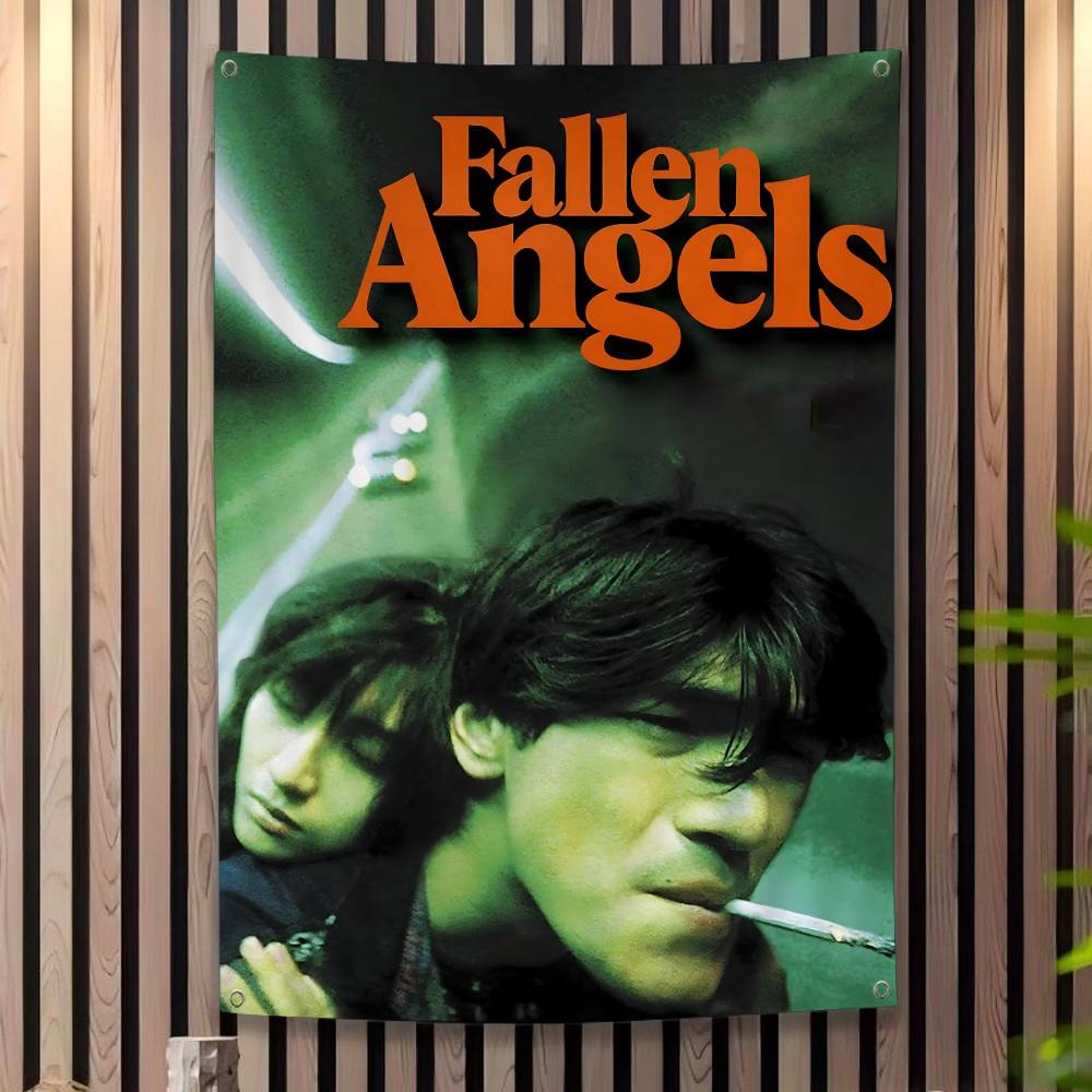Commercial Printing Company - Retro Fallen Angels 1995 Canvas Geavanceerde