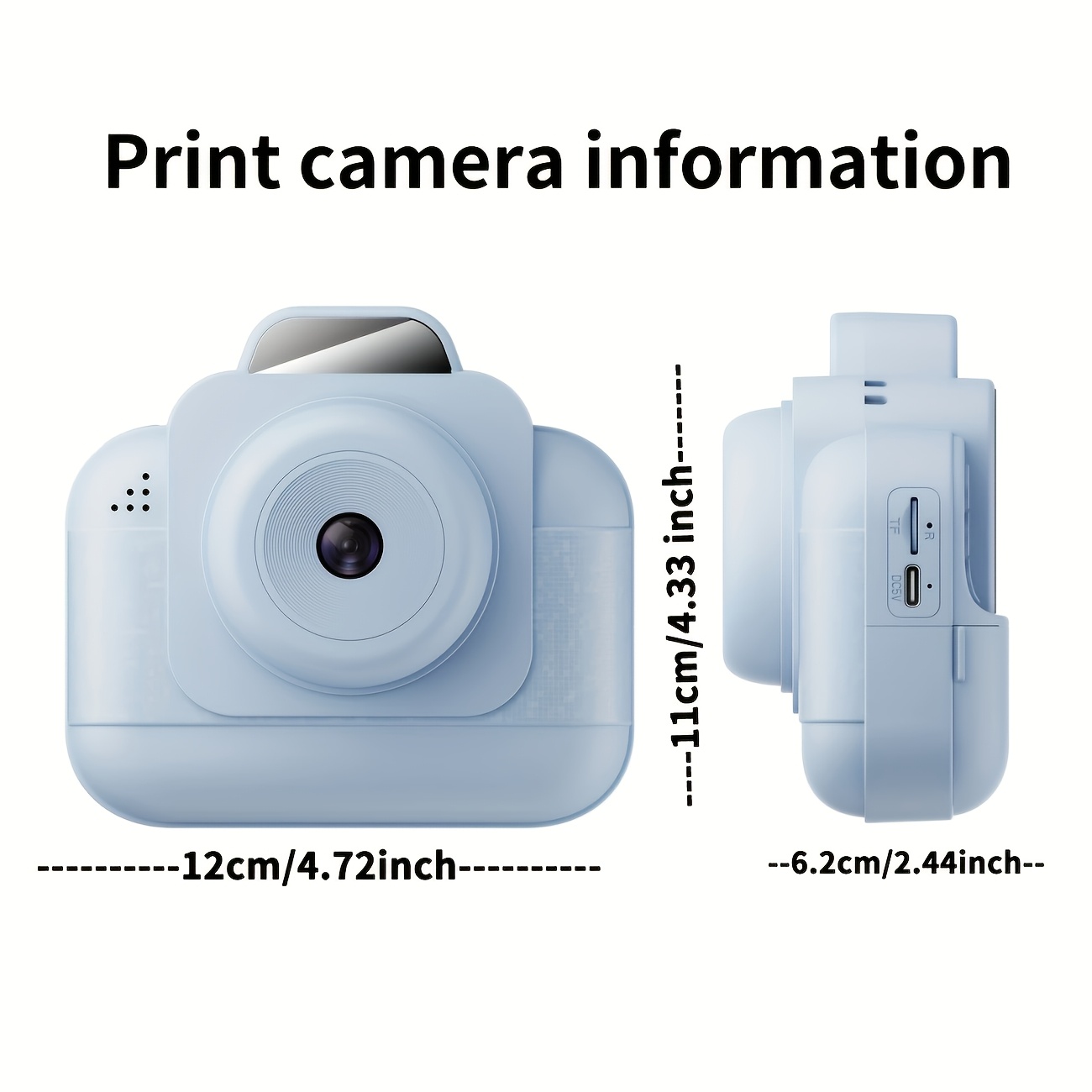 Draagbare fotoprinter (blauw)  - Printer Paper recensie en prijs